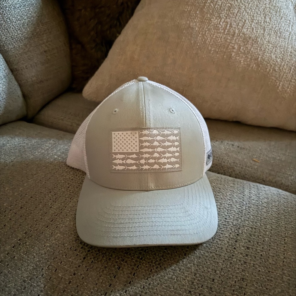 Men's Beige Flag Patch Hat